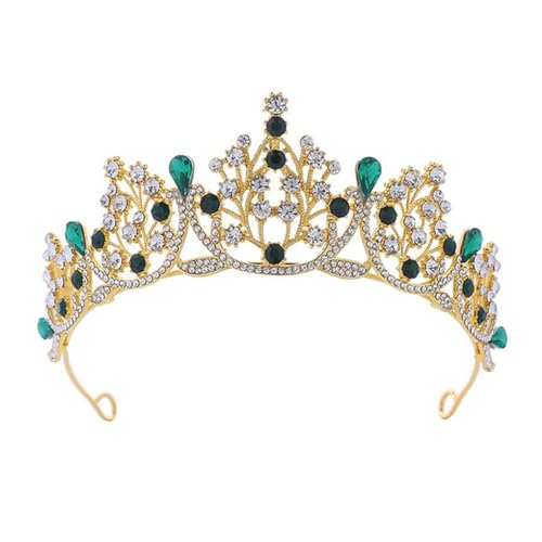 Luxus Kristall Hochzeit Königin Kronprinzessin Geburtstag Tiara Stirnbänder Für Frauen Krone Braut Haarschmuck von Jegsnoe