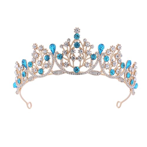 Luxus Kristall Hochzeit Königin Kronprinzessin Geburtstag Tiara Stirnbänder Für Frauen Krone Braut Haarschmuck von Jegsnoe