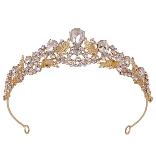 Luxus Kristall Stirnband Braut Tiara Krone Strass Königin Stirnband Braut Kronen Hochzeit Haarschmuck von Jegsnoe