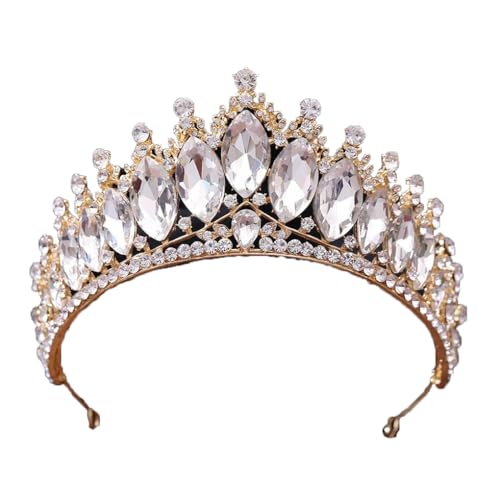 Luxus Kristall Tiara Prom Strass Braut Krone Frauen Hochzeit Haar Zubehör Schmuck Kopfschmuck von Jegsnoe