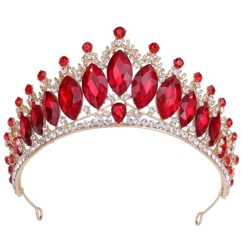 Luxus Kristall Tiara Prom Strass Braut Krone Frauen Hochzeit Haar Zubehör Schmuck Kopfschmuck von Jegsnoe