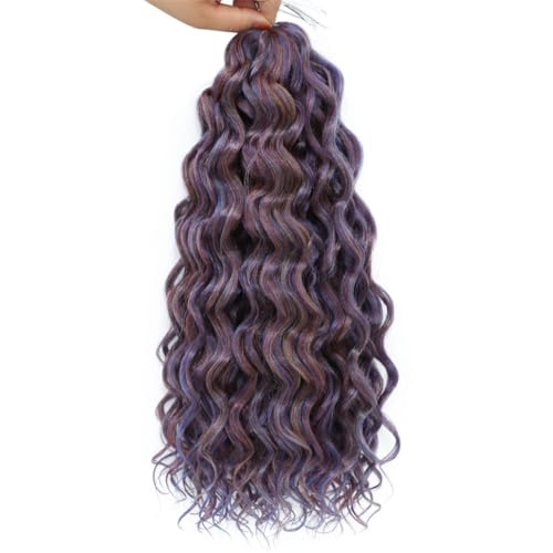 Ocean Wave Flechten Haarverlängerungen Tiefes Gewelltes Twist Häkelhaar Synthetische Afro Lockige Hawaii Ombre Rosa Häkelzöpfe Für Frauen von Jegsnoe