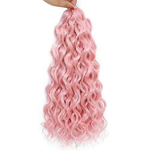 Ocean Wave Flechten Haarverlängerungen Tiefes Gewelltes Twist Häkelhaar Synthetische Afro Lockige Hawaii Ombre Rosa Häkelzöpfe Für Frauen Ocean Wave Flechten Haarverlängerungen Tiefes Gewelltes Twist Häkelhaar Synthetische Afro Lockige Hawaii Ombre Rosa Häkelzöpfe Für Frauen von Jegsnoe
