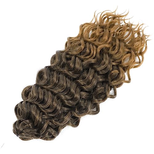 Ocean Wave Flechten Haarverlängerungen Tiefes Wellenförmiges Twist Häkelhaar Synthetische Afro Lockige Hawaii Ombre Häkelzöpfe Für Frauen von Jegsnoe