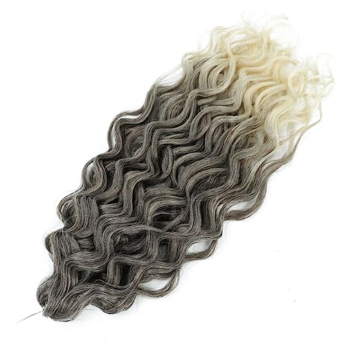 Ocean Wave Flechten Haarverlängerungen Tiefes Wellenförmiges Twist Häkelhaar Synthetische Afro Lockige Hawaii Ombre Häkelzöpfe Für Frauen von Jegsnoe