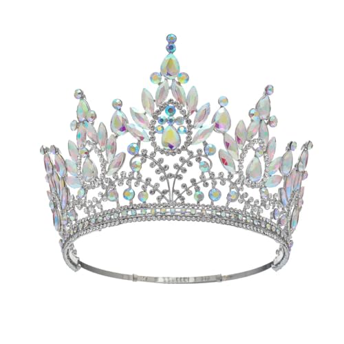 Strass-Hochzeitskronen Und Tiaras Für Frauen, Kristall-Stirnband, Kostüm, Party, Haarschmuck von Jegsnoe