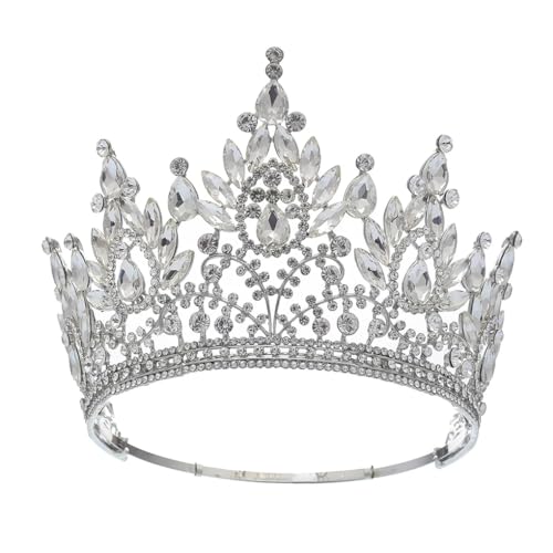 Strass-Hochzeitskronen Und Tiaras Für Frauen, Kristall-Stirnband, Kostüm, Party, Haarschmuck von Jegsnoe