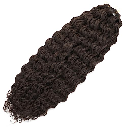 Tiefe Welle Twist Häkeln Haar Natürliche Synthetische Afro Lockige Häkeln Zöpfe Ombre Flechten Haar Extensions Für Frauen von Jegsnoe