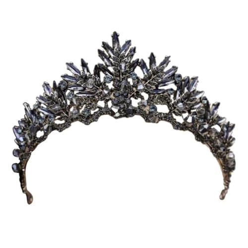 Vintage Krone Kristall Kopfschmuck Braut Tiara Haarband Für Frauen Königin Braut Hochzeit Kopfschmuck Haarschmuck von Jegsnoe