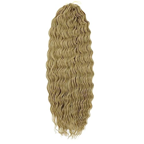 Womens Wave Twist Crochet Haar Natürliche Synthetische Afro Curly Crochet Zöpfe Ombre Flechten Haarverlängerung Für Frauen von Jegsnoe