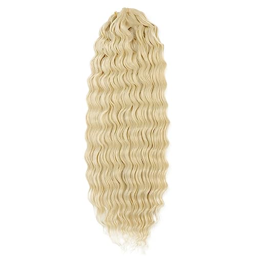 Womens Wave Twist Crochet Haar Natürliche Synthetische Afro Curly Crochet Zöpfe Ombre Flechten Haarverlängerung Für Frauen von Jegsnoe