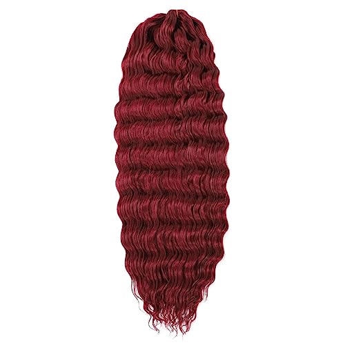 Womens Wave Twist Crochet Haar Natürliche Synthetische Afro Curly Crochet Zöpfe Ombre Flechten Haarverlängerung Für Frauen von Jegsnoe