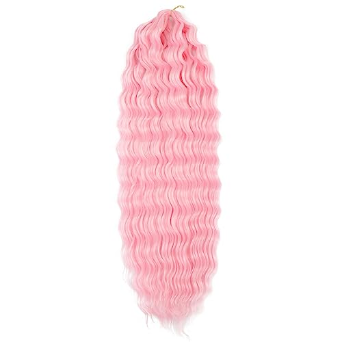 Womens Wave Twist Crochet Haar Natürliche Synthetische Afro Curly Crochet Zöpfe Ombre Flechten Haarverlängerung Für Frauen von Jegsnoe