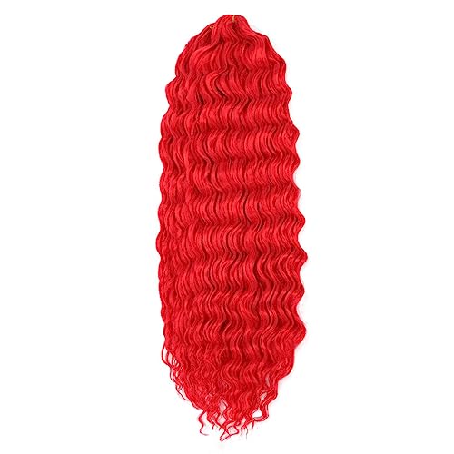 Womens Wave Twist Crochet Haar Natürliche Synthetische Afro Curly Crochet Zöpfe Ombre Flechten Haarverlängerung Für Frauen von Jegsnoe