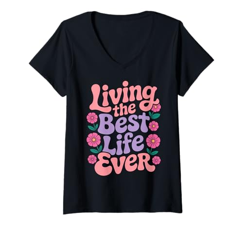 Damen Jehovah's Witness Best Life Ever JW Gift JW ORG T-Shirt mit V-Ausschnitt von Jehovah Witnesses Gifts Pioneer Gifts JW Gift Shop