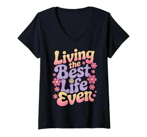 Damen Jehovah's Witness Best Life Ever JW Gift JW ORG T-Shirt mit V-Ausschnitt von Jehovah Witnesses Gifts Pioneer Gifts JW Gift Shop