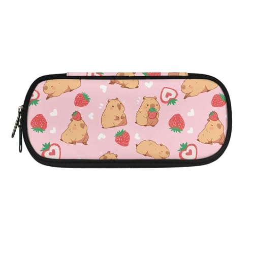 Jeiento Leichtes Federmäppchen für Mädchen, Schreibtisch-Organizer, multifunktionale Organizer-Box für Studenten, Jungen, großes Fassungsvermögen, Federmäppchen, Schreibwarenetui, Süße von Jeiento