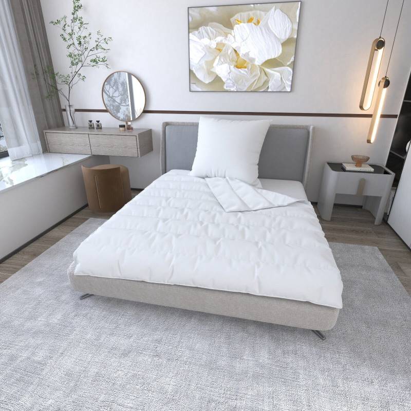 Jekatex Microfaserbettdecke + Kopfkissen "Schlafkomfort fürs ganze Jahr" 2-tlg oder 4-tlg, Bettenset 135x200/155x220+80x80/40x80cm von Jekatex