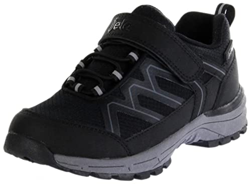 Jela Kinder Outdoor Wander Schuhe schwarz Jungen Schuhe wasserdicht Tarik-TEX, Farbe:schwarz, Größe:34 EU von Jela