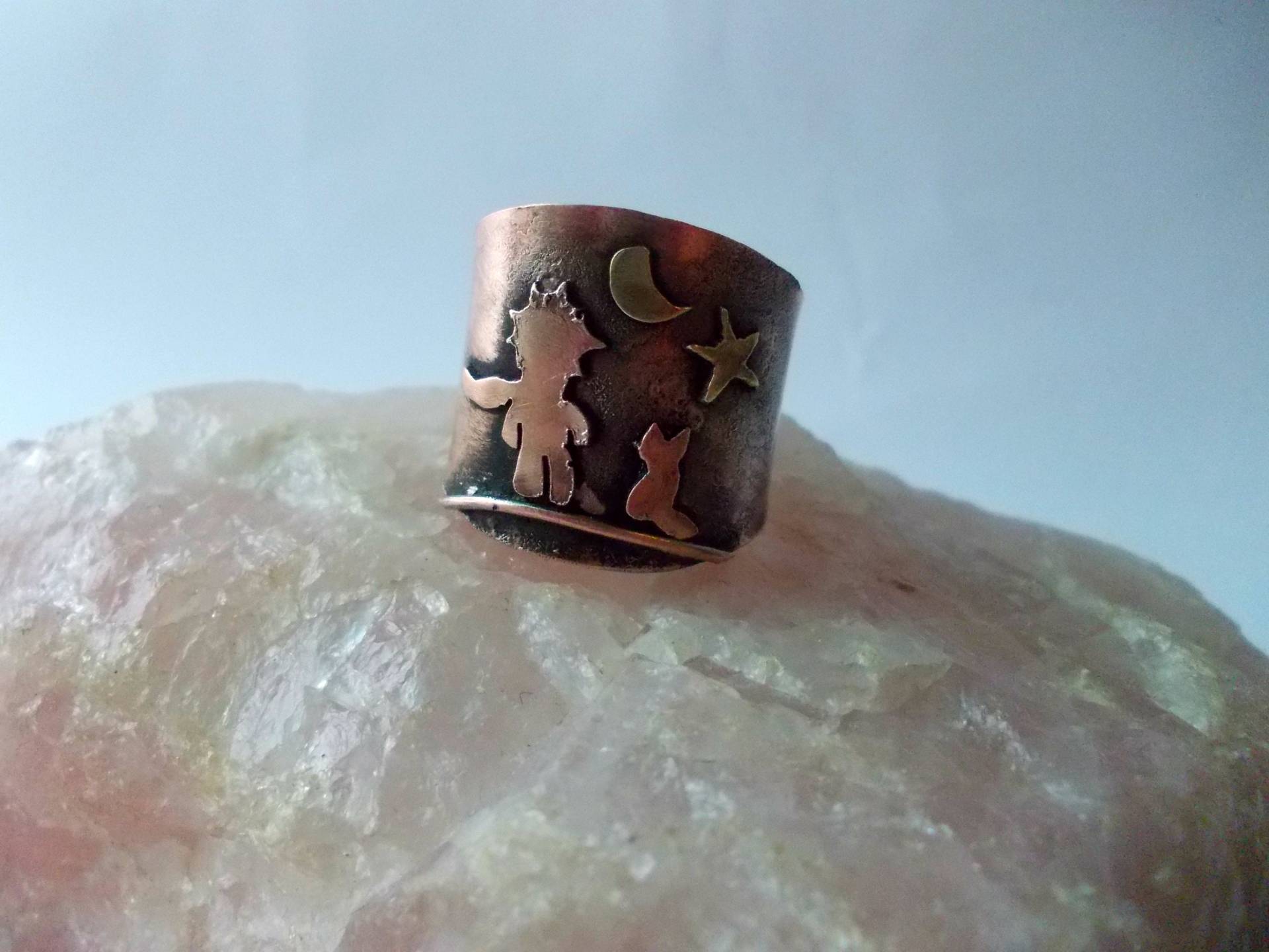 Der Kleine Prinz Kupfer Ring. Und Fuchs Schmuck von JelenaGajicJewelry