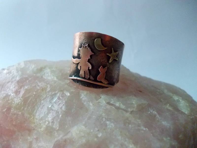 Der Kleine Prinz Kupfer Ring. Und Fuchs Schmuck Der Kleine Prinz Kupfer Ring. Und Fuchs Schmuck von JelenaGajicJewelry
