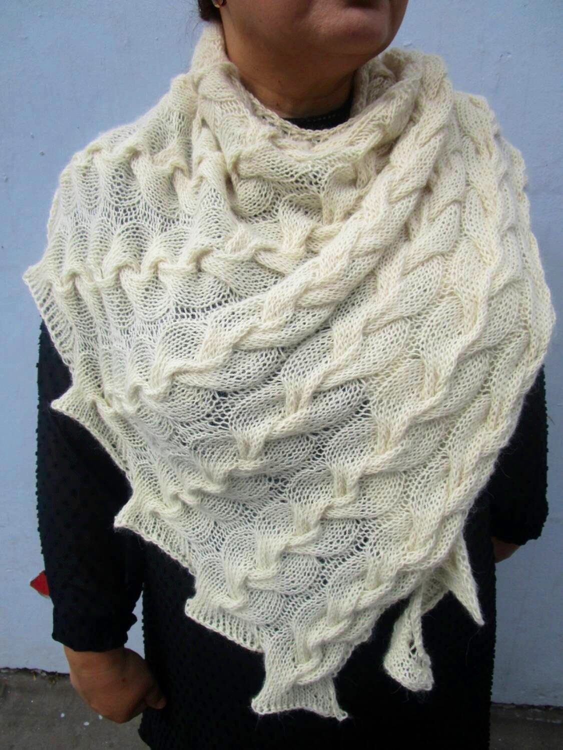 Snowflake Wrap Handgefertigt Aus Drops Alpaca Snowflake Wrap Handgefertigt Aus Drops Alpaca von JelenasAccessories