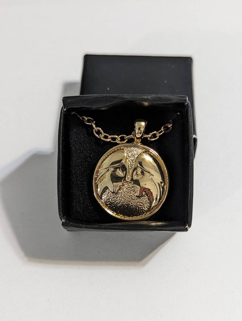 Avon Horoskop Halskette Zwilling Signiert Modeschmuck Anhänger 13 von Jelifem