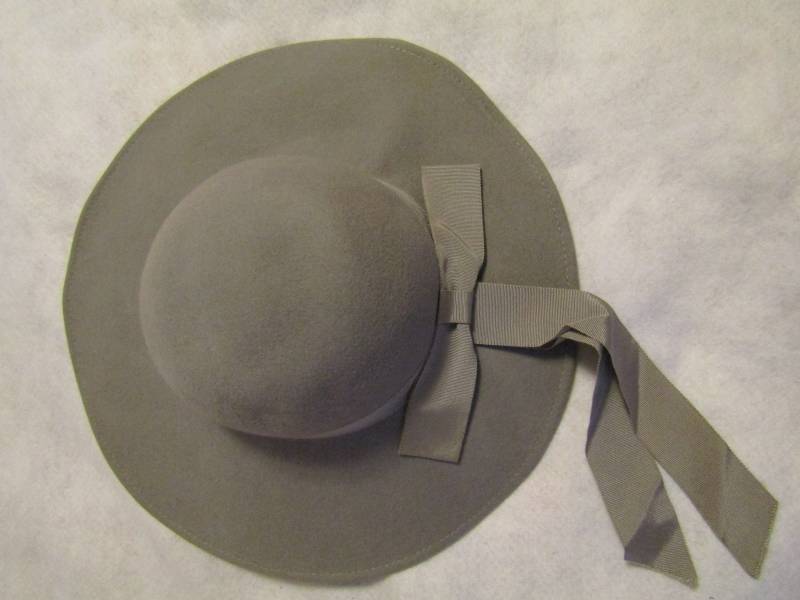1950Er Jahre Damen Wollhut Mit Breiter Krempe Und Band Von Lancaster Usa von Jellajeans