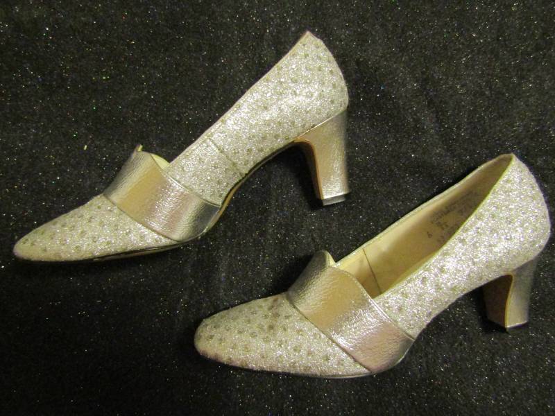 1960Er Damen Silber Pumps Von RisqueGröße 6 B von Jellajeans