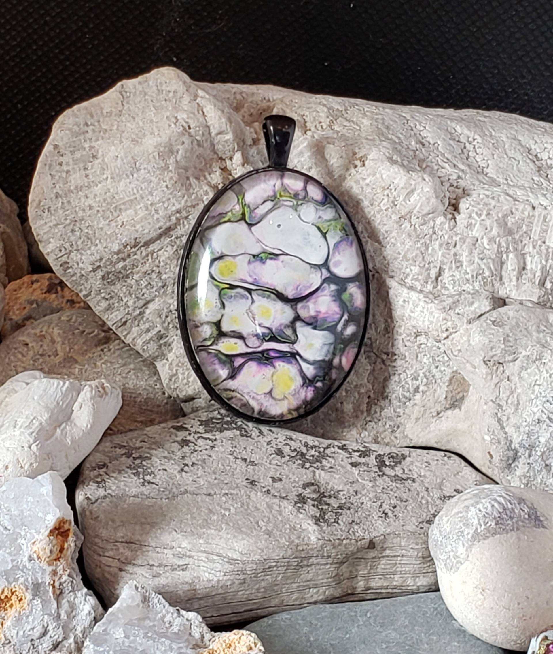 Handbemalter Fluid Art Anhänger Handbemalter Fluid Art Anhänger von JellyBeansArtistry