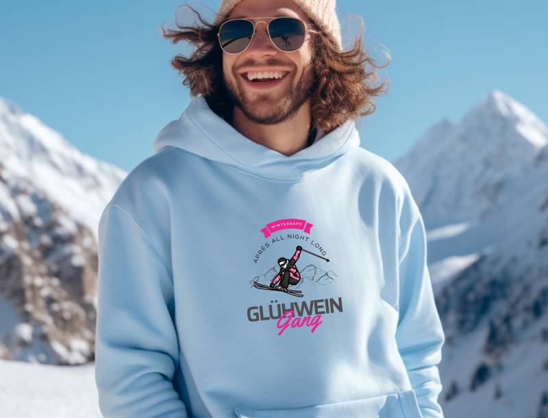 Après Ski Hoodie Unisex - Glühwein Gang Pullover | Personalisiert Mit Wintersportort Skiurlaub Outfit Damen &freunde Geschenkidee Winter von JellyFishShopDesigns