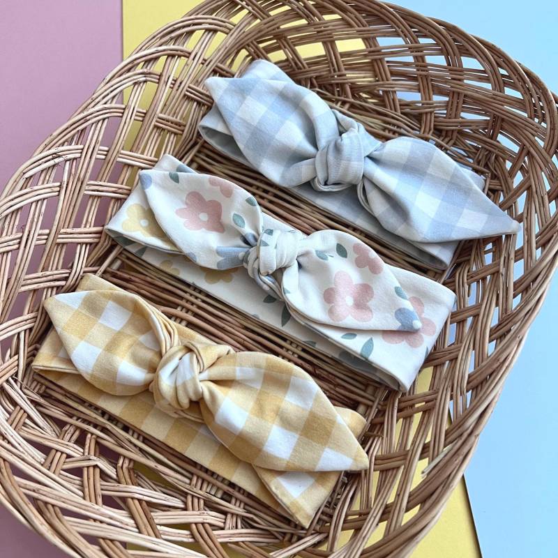 Mama & Kind Stirnband Jersey Geknotet - Mädchen Stretch Baby Bow Accessoires Mama & Kind Stirnband Jersey Geknotet - Mädchen Stretch Baby Bow Accessoires von JellyLegsUK