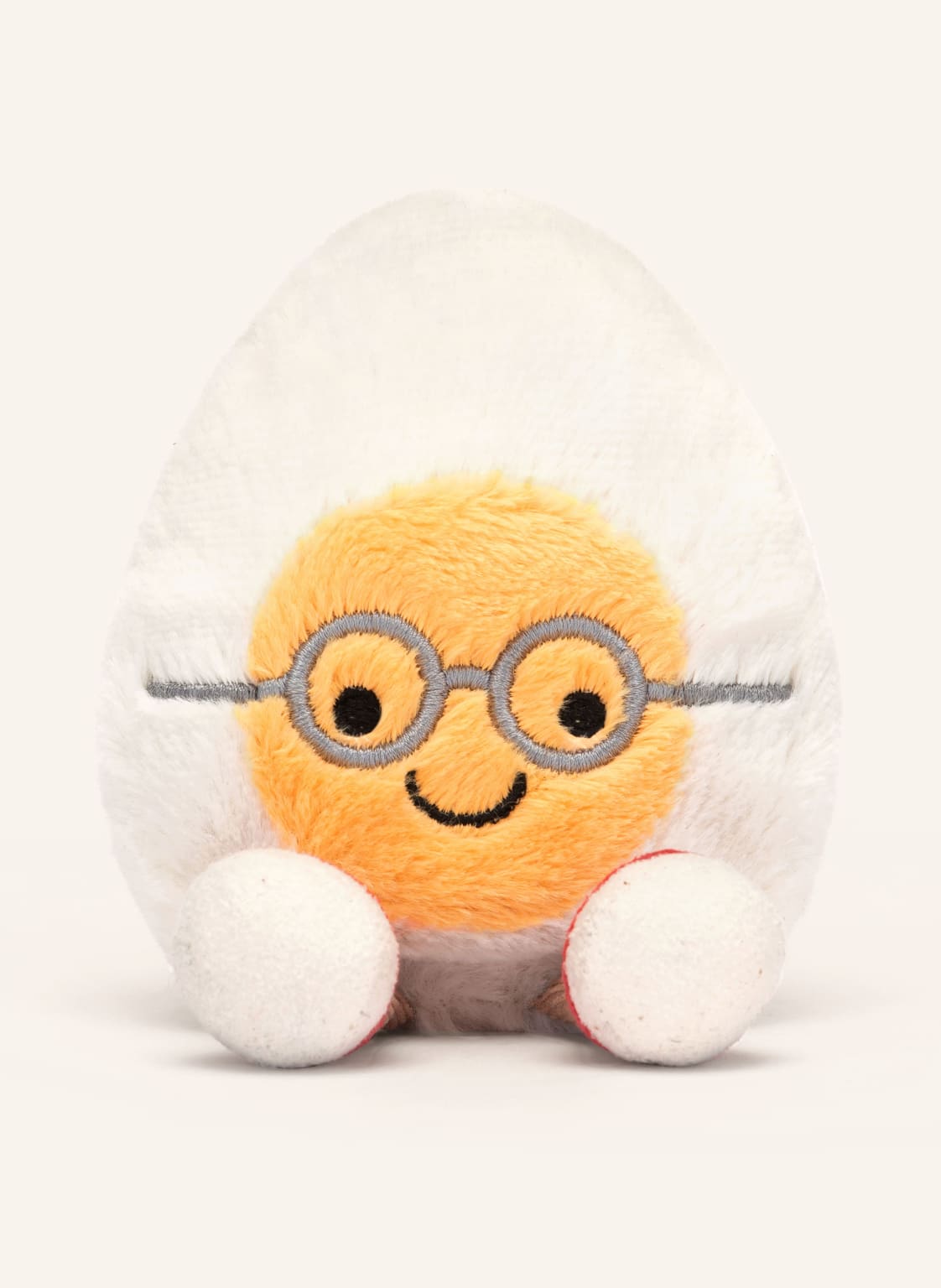 Jellycat Plüsch-Spielzeug Amuseables Boiled Egg Geek weiss von Jellycat