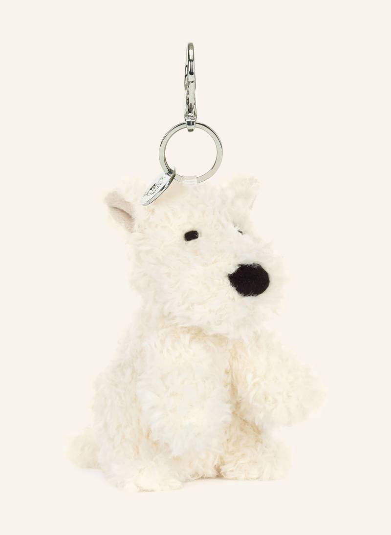 Jellycat Schlüssel- Und Taschenanhänger Munro Scottie Dog weiss von Jellycat