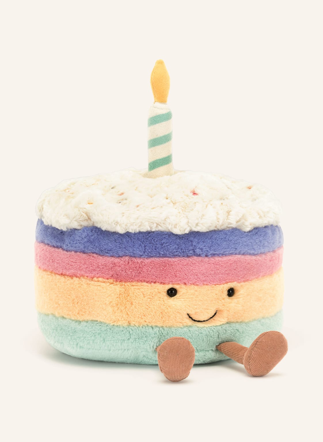Jellycat Torte-Kuscheltier Amuseable Rainbow Birthday Cake rosa von Jellycat