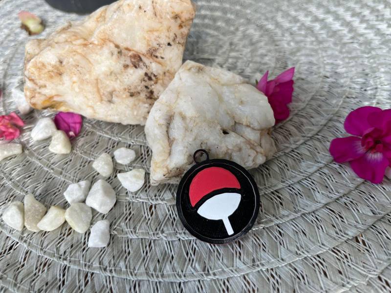 Uchiha Clan Logo Schlüsselanhänger | Naruto Keychain von JeloBuy