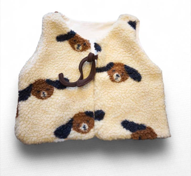 Kuschelweste Für Kinder Unisex Handmade Teddystoff von JelutoHandmade