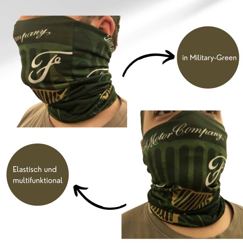 Schlauchschal Multifunktionstuch Jeep Ford Gpw Military Wwii Willys Mundschutz Schlauchschal Multifunktionstuch Jeep Ford Gpw Military Wwii Willys Mundschutz von JemaraCrafts
