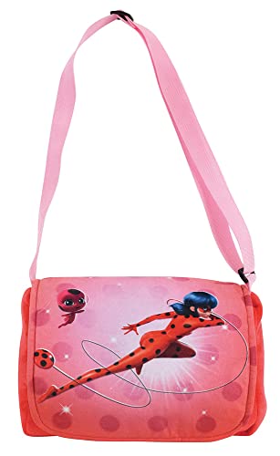 Jemini Mädchen Umhängetasche 024191 Miraculous BESACE BANDOLSE Lady Bug +/-26 cm für Kinder, rot, Enfant von Jemini