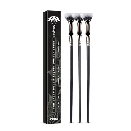 Jemora 3PCS Fächerförmiges Dual-Layer-Wimpernbürsten-Set Volumizing Curling Mascara Applicator Natural Look Augen-Make-up-Tools Jemora 3PCS Fächerförmiges Dual-Layer-Wimpernbürsten-Set Volumizing Curling Mascara Applicator Natural Look Augen-Make-up-Tools von Jemora