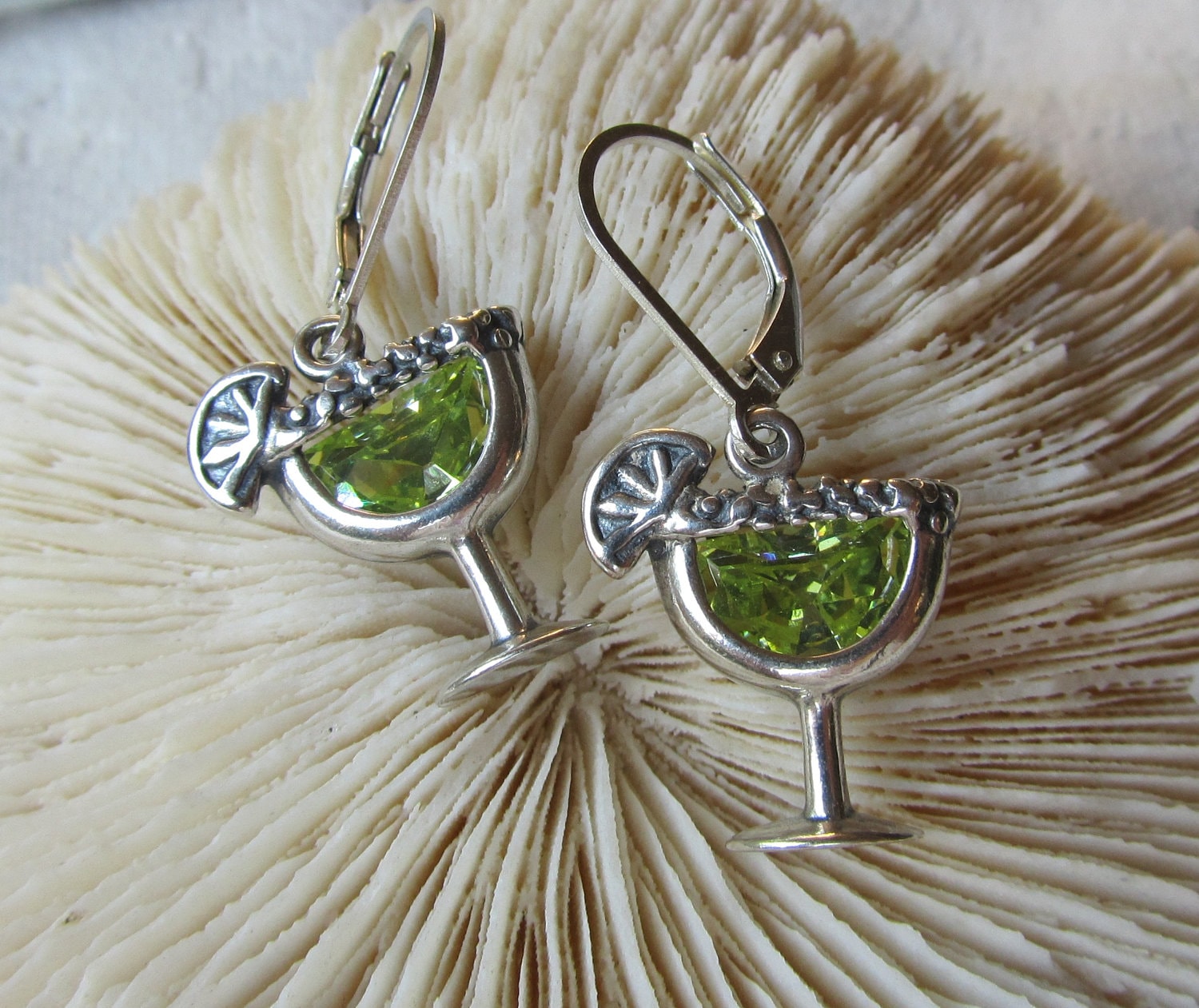 Margarita Ohrringe Sterling Silber Brisuren Mit Cubic Zirkonia von JemsbyJoan