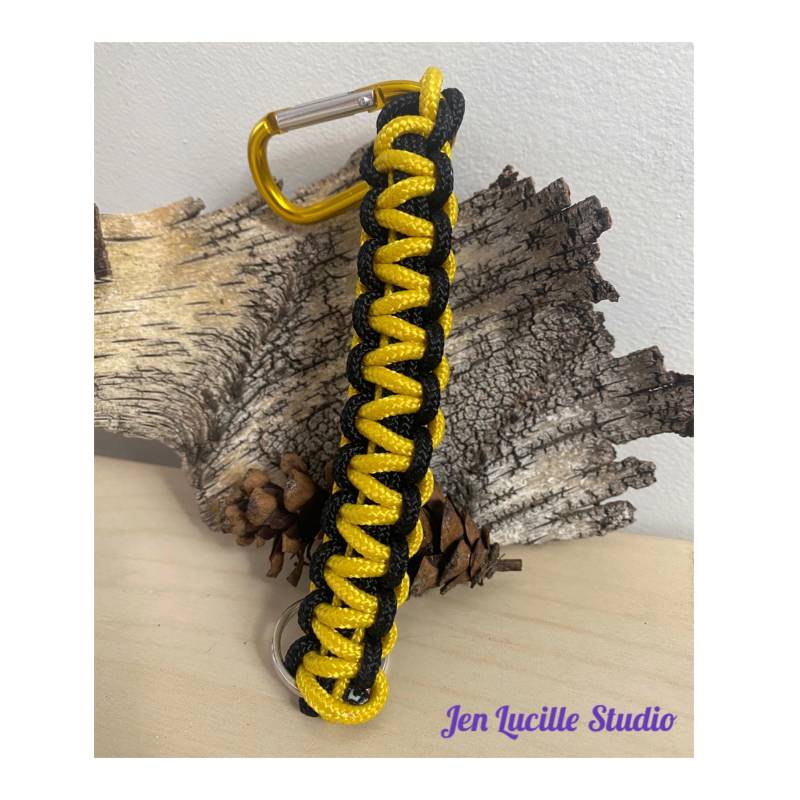 Karabiner Paracord Schlüsselanhänger von JenLucilleStudio