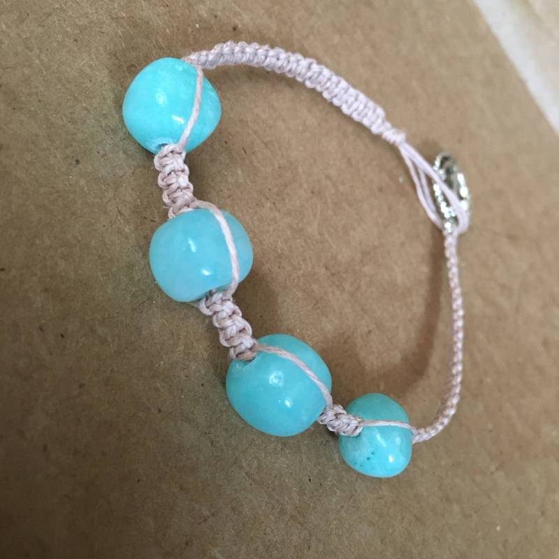 stein Hanf Armband von JenLucilleStudio