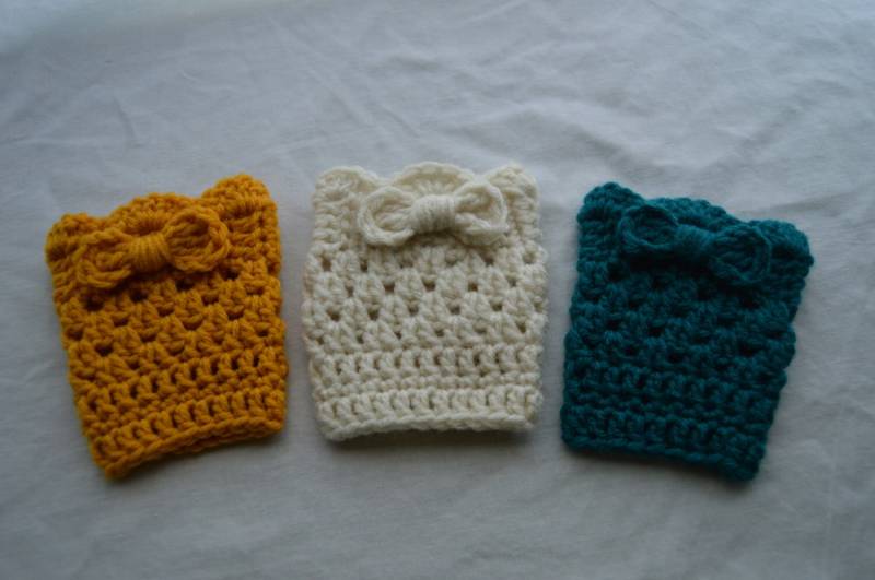 Mädchen Boot Manschetten Set Von 3 Paare - Auf Bestellung Senf, Creme, Petrol von JenMadeThatHat