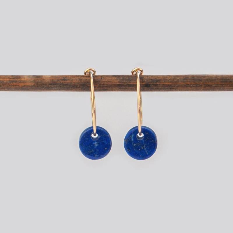 15 Mm Creolen Lapis Lazuli Plättchen Ohrringe 925 Silber Echter Edelstein 14K Rose Gold Kreolen Runder Anhänger Geburtsstein September 15 Mm Creolen Lapis Lazuli Plättchen Ohrringe 925 Silber Echter Edelstein 14K Rose Gold Kreolen Runder Anhänger Geburtsstein September von JenOezer