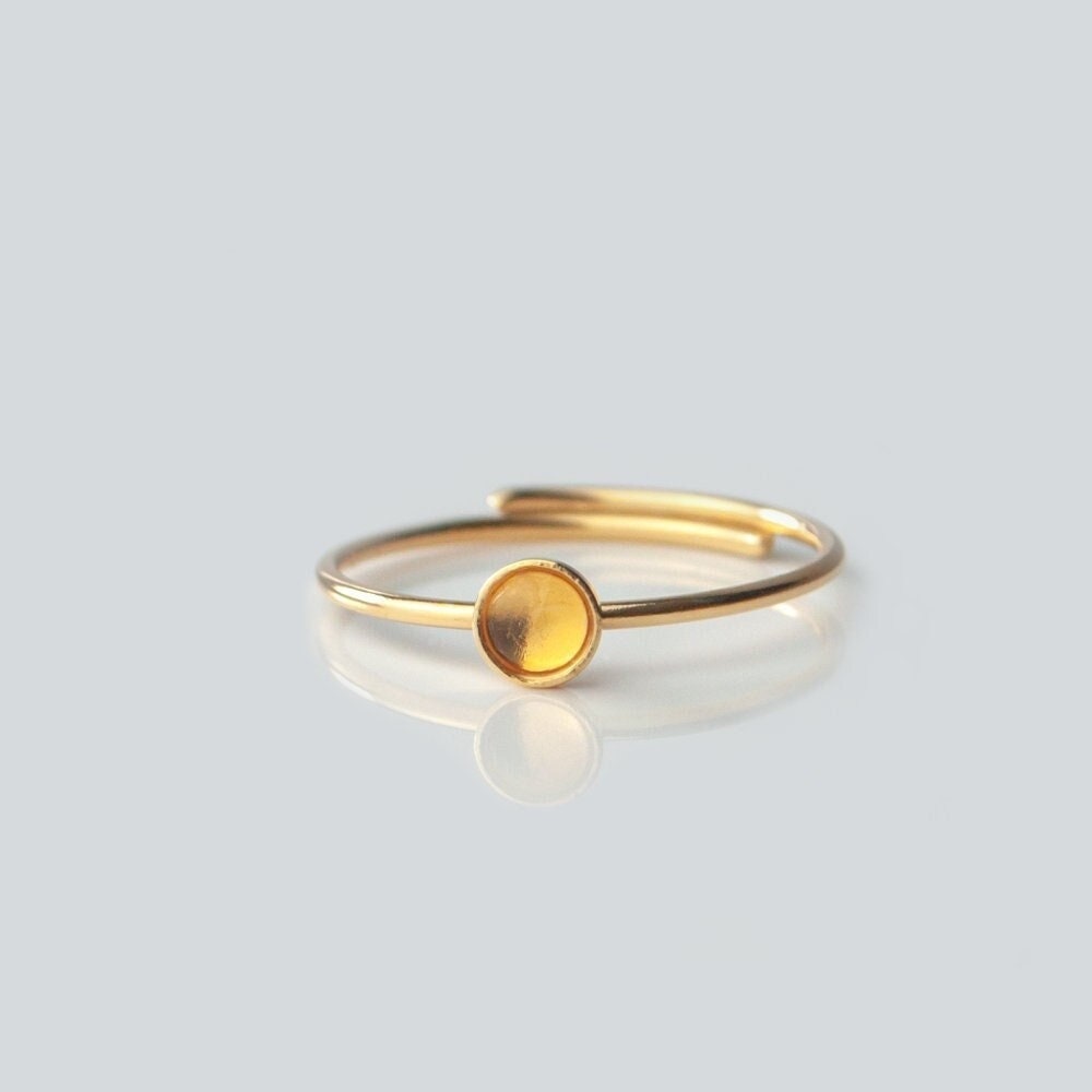 Citrin 925 Silber Ring Nachhaltig Echter Edelstein Rund Rose Gold Stapelring Verstellbar Geburtsstein November Schmuck Geschenk Sie Citrin 925 Silber Ring Nachhaltig Echter Edelstein Rund Rose Gold Stapelring Verstellbar Geburtsstein November Schmuck Geschenk Sie von JenOezer