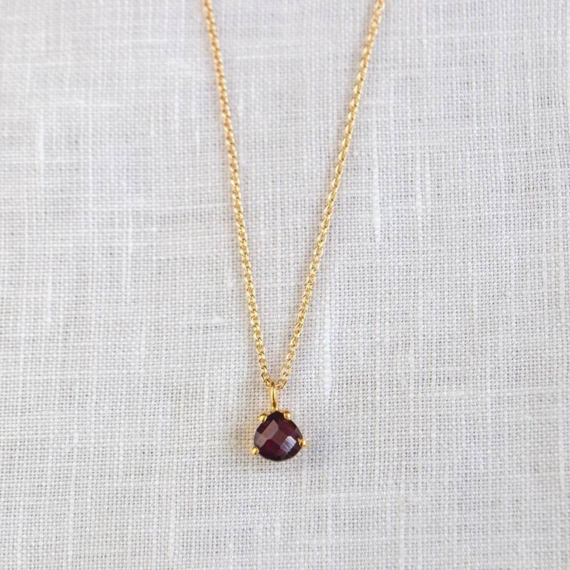 Granat Dreieck 925 Silber Kette Echter Winziger Edelstein Geburtsstein Januar Mit Anhänger Braut Valentinstag Muttertag Granat Dreieck 925 Silber Kette Echter Winziger Edelstein Geburtsstein Januar Mit Anhänger Braut Valentinstag Muttertag von JenOezer