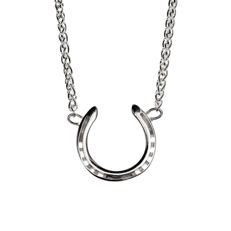 sterling Silber Hufeisen Halskette sterling Silber Hufeisen Halskette von JenRickettsSilver