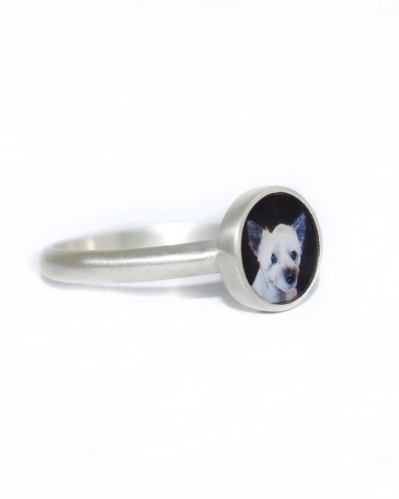 Personalisierter Fotoring/sterlingsilber Personalisierter Fotoring/sterlingsilber von JenSmithShop