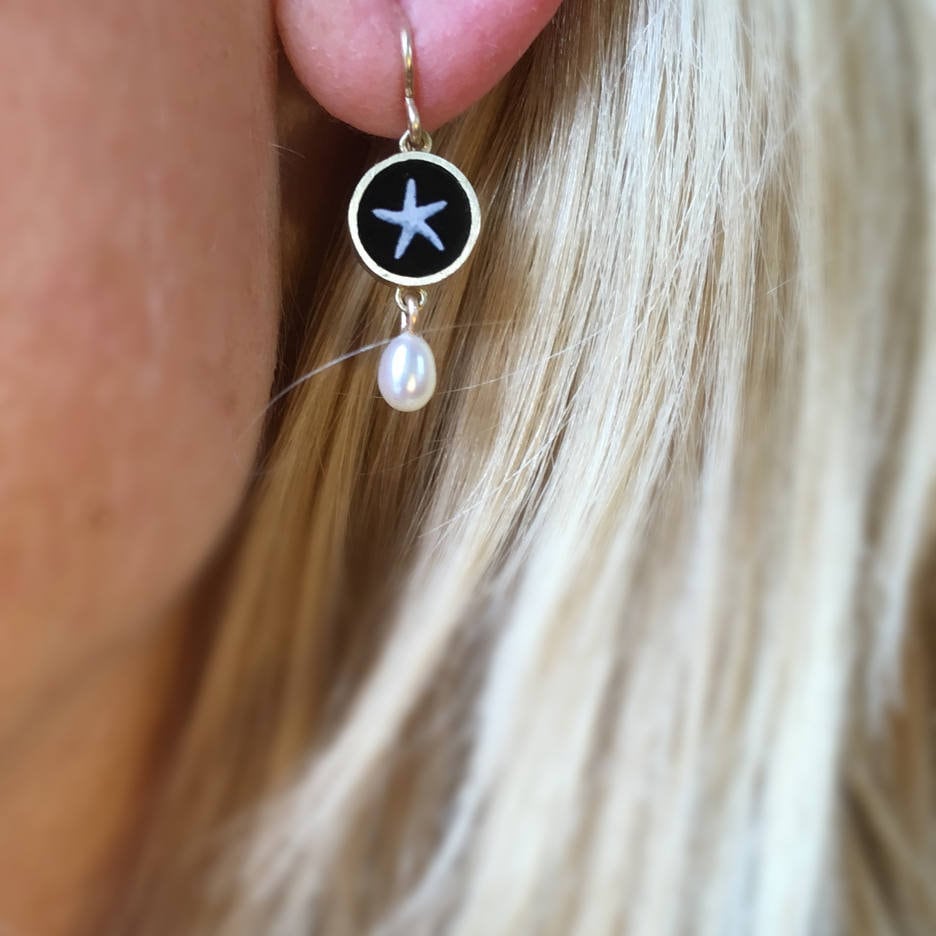 Seestern Fotoohrringe von JenSmithShop
